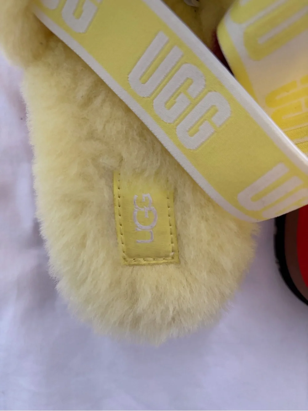 UGG Special Edition Pride Rainbow Disco Striped Platform Slippers Size 11 NEW